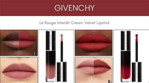 givenchy black color enhancer|Givenchy le rouge interdit.